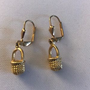 Gold color earrings